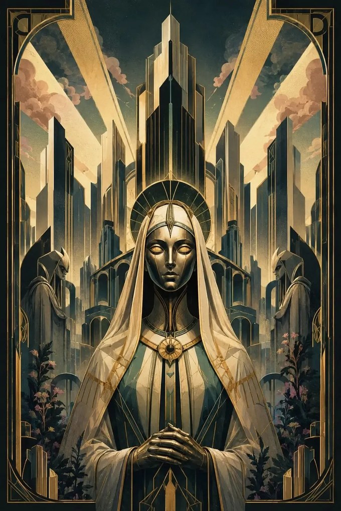 Panovníčka impéria - Metalický obraz 70x50cm