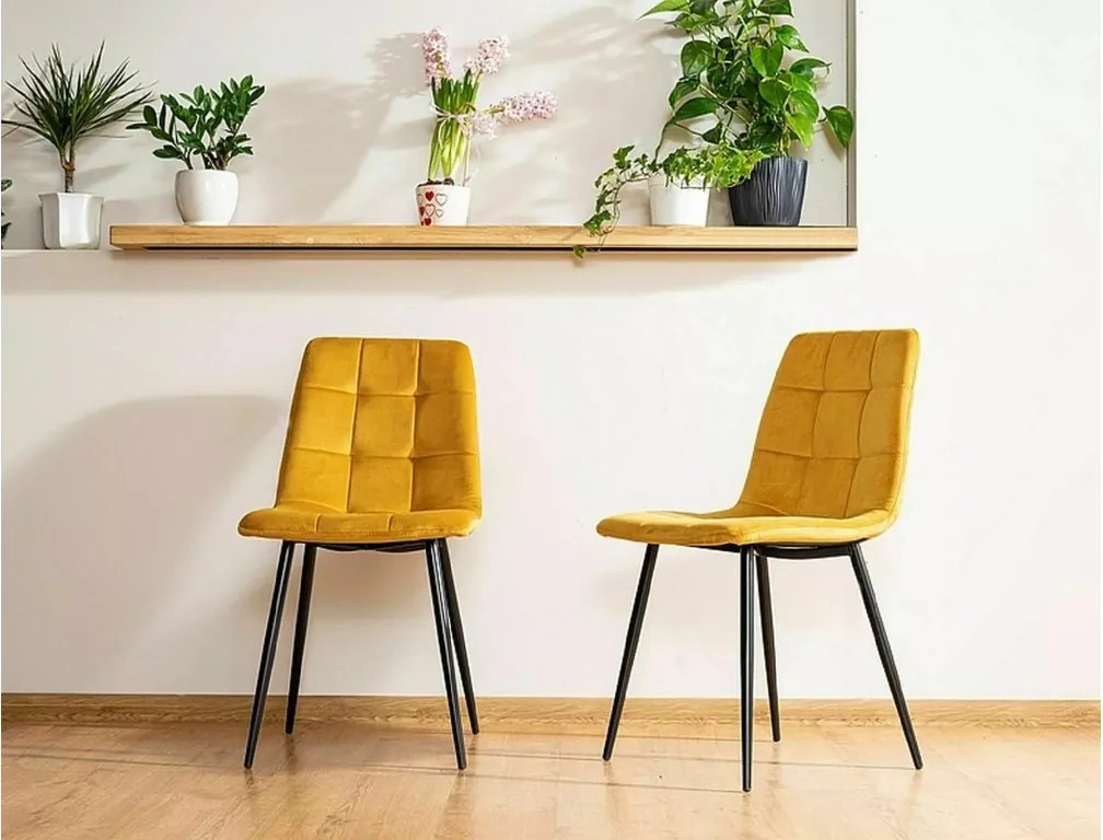 SI Mila Velvet stolička kari