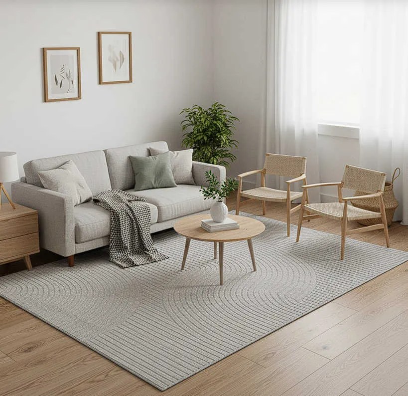 TZ Sivý obdĺžnikový geometrický koberec Strado Polo Path Grey vzor pruhy Rozmer: 120x170 cm
