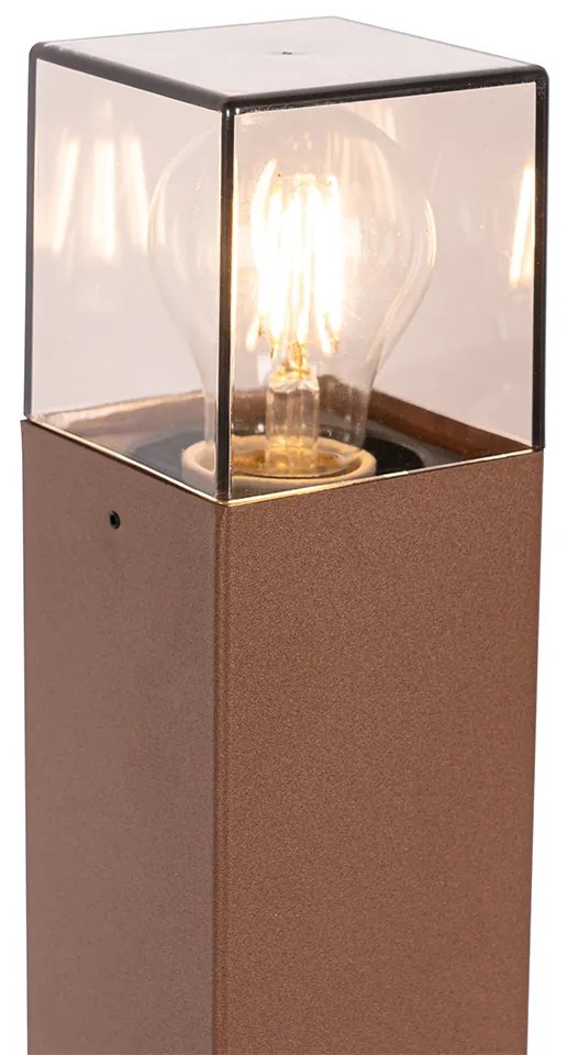 Priemyselná vonkajšia stojaca lampa hrdzavohnedá 50 cm IP44 - Denmark