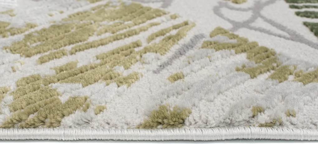 TA Koberec E464A SVETLO SIVÁ/TMAVOZELENÁ ASTHANE Rozmer: 300x400 cm