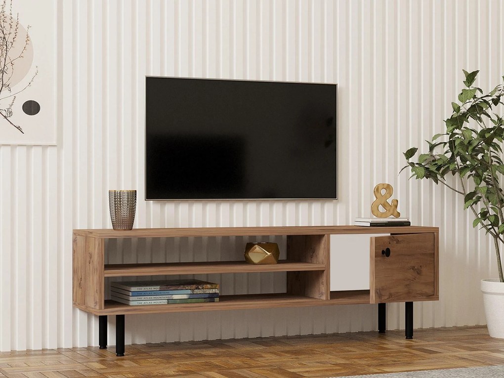 TV stolík/skrinka Lasupa (borovica atlantická) . Akcia -21%. Vlastná spoľahlivá doprava až k Vám domov. 1095091