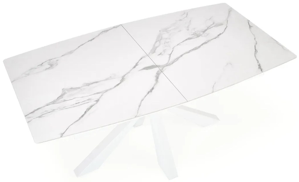 Jedálenský rozkladací stôl Vivaldi 160/200 cm biely
