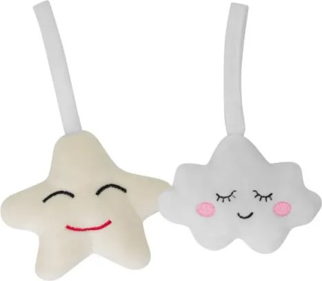 Detské hojdacie kreslo Moon 50 sivé