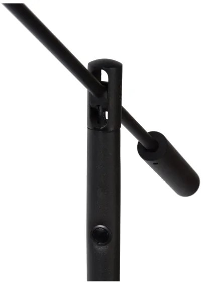 Lucide 19766/09/30 - LED Stmievateľná stojacia lampa ANSELMO LED/9W/230V čierna