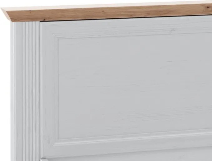 Posteľ Jasmin 180x200 cm, borovica/dub artisan