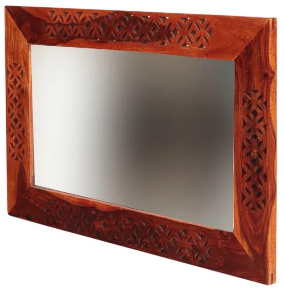 Zrkadlo Mira 60x90 indický masív palisander Only stain