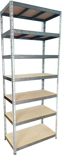 Vysokozáťažový regál, 226 × 90 × 45 cm, nosnosť police: 200 kg