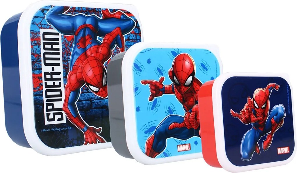 Desiatové boxy Spider-Man – sada 3 ks