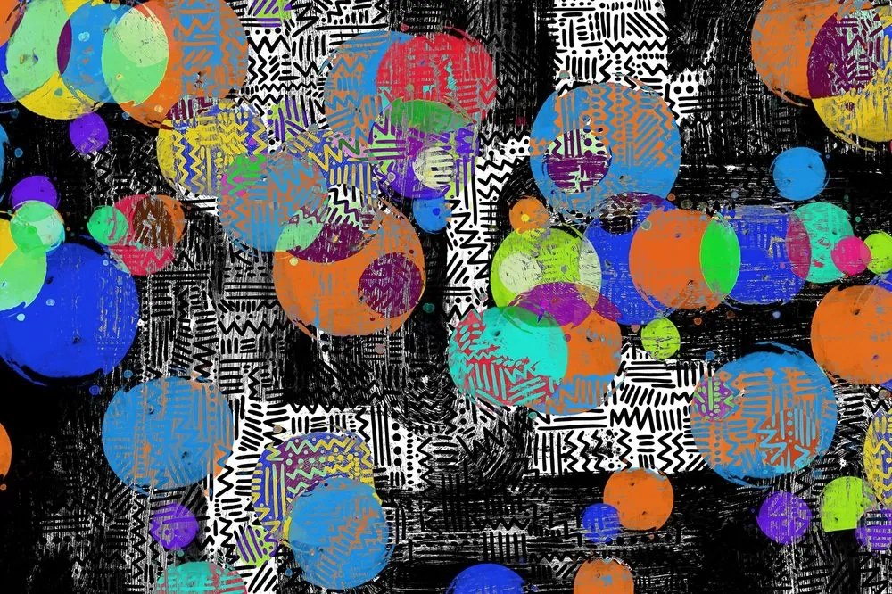 Samolepiaca tapeta abstraktná kompozícia - 150x100