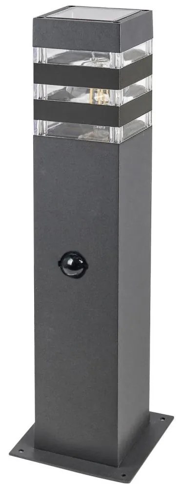 Rabalux 77026 - Vonkajšia lampa so senzorom ANKARA 1xE27/12W/230V IP44 77026