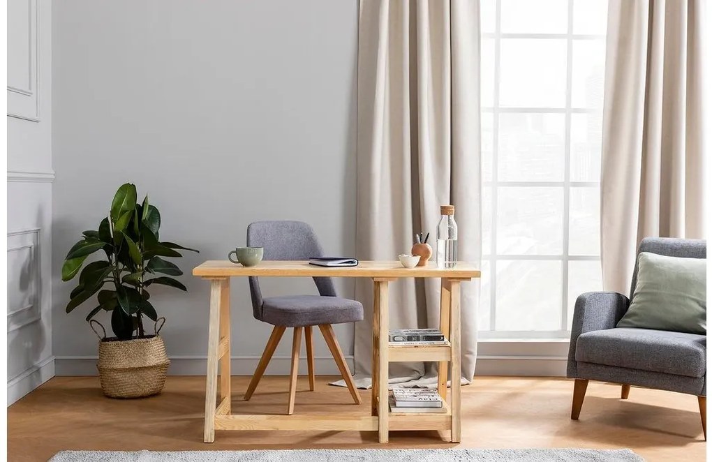 Písací stôl PERLA breza