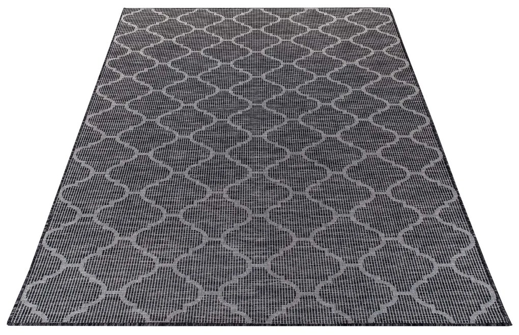 Dekorstudio Šnurkový koberec PALM 3069 - grafitový Rozmer koberca: 200x290cm
