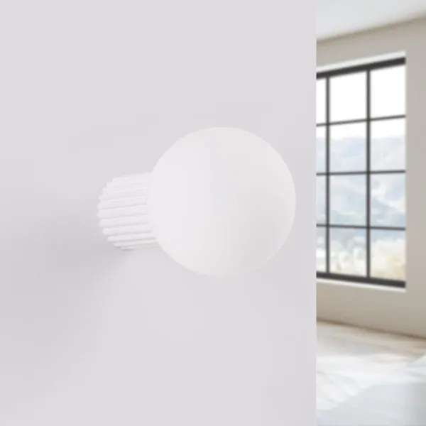 Sollux SL.1707 - Kúpeľňové nástenné svietidlo HALO 1xG9/8W/230V IP44 biela