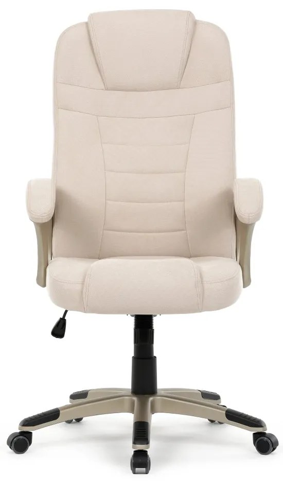 Kancelárske kreslo DEXTER — látka, béžová