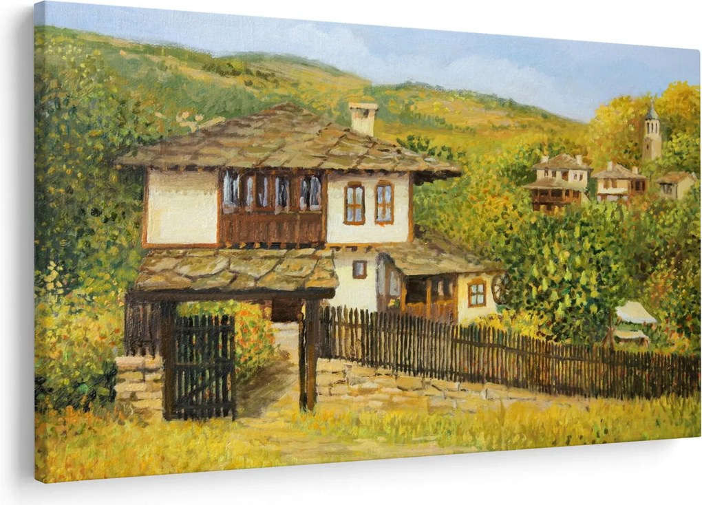 Obraz - Chalúpky v lete (90x60 cm)