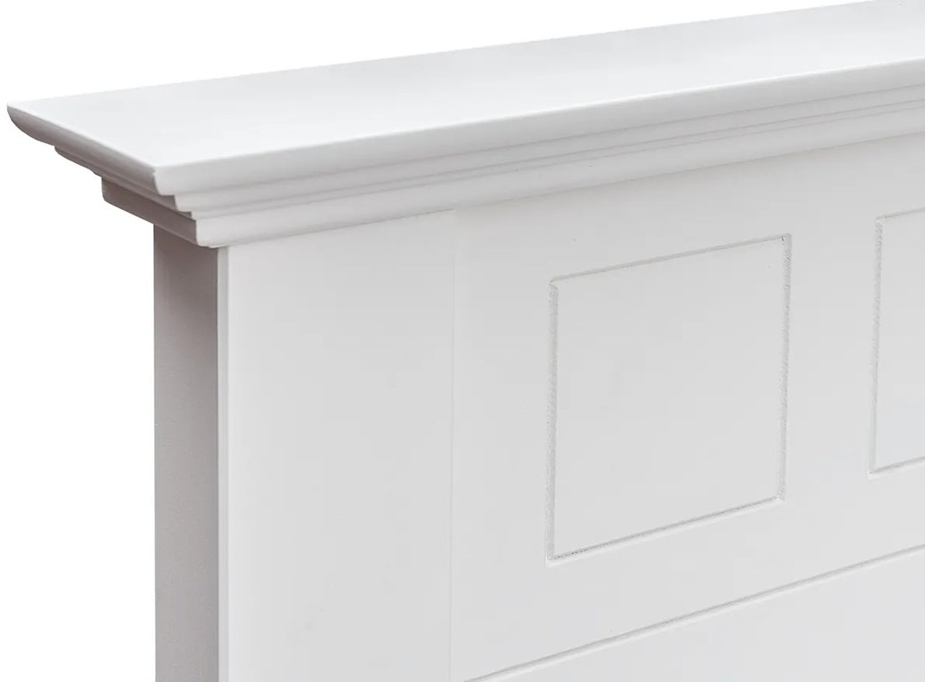 PROXIMA.store - Masívna rustikálna posteľ + zásuvka - BELLUNO ELEGANTE ROZMER: pre matrac 90 x 200 cm, FARBA: biela