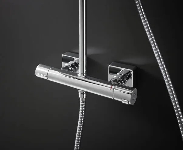 Hansgrohe Vernis Shape, sprchový systém 230 1jet EcoSmart s termostatom, chrómová, HAN-26097000