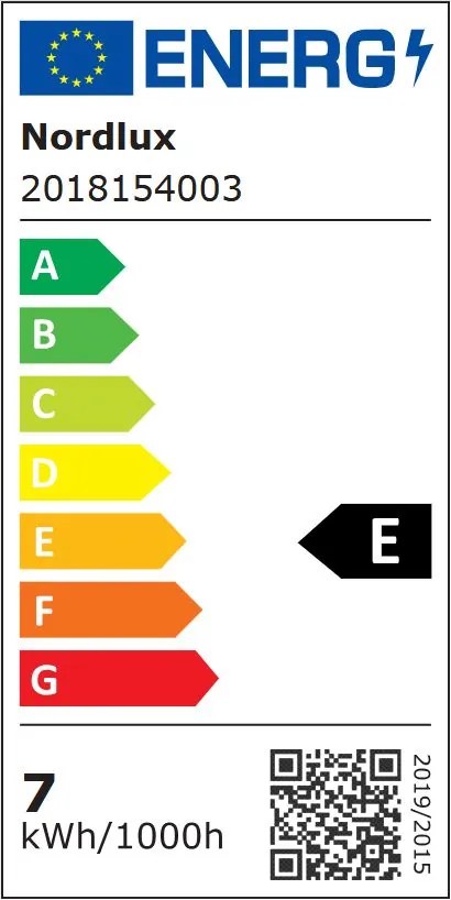 Nordlux Čierna prenosná stojacia LED lampa Sponge 34 6,8W 126cm 2018154003