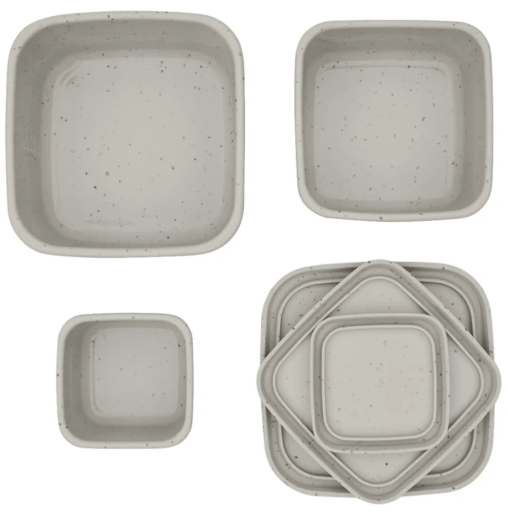 Sada boxov na desiatu 3 ks Platinum Silicone Sand