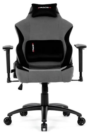 Autronic BONTEC Herné kreslo, hojdací mechanizmus, šedá látka, KA-F12 GREY2 Farba: Šedá