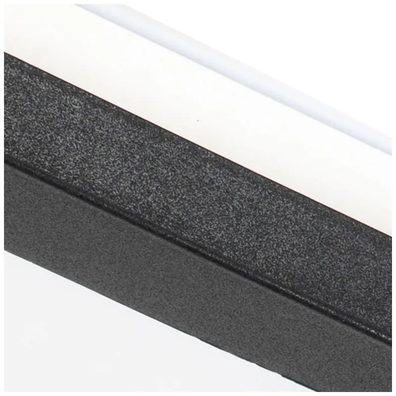 Stropné svietidlo čierne 30 cm vrátane LED 3-stupňového stmievača IP44 - Steve