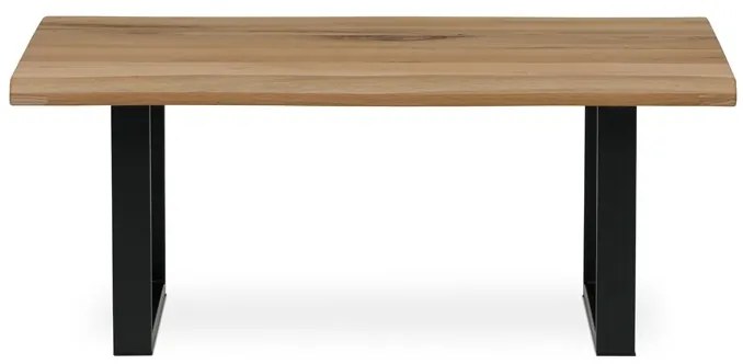 Autronic BONTEC Konferenčný stolík 110x70cm, masív, dub, KS-F110U DUB Farba: Prírodné