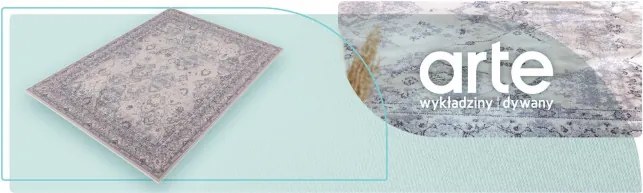 Koberec Dywilan Moon Kashmir strieborný