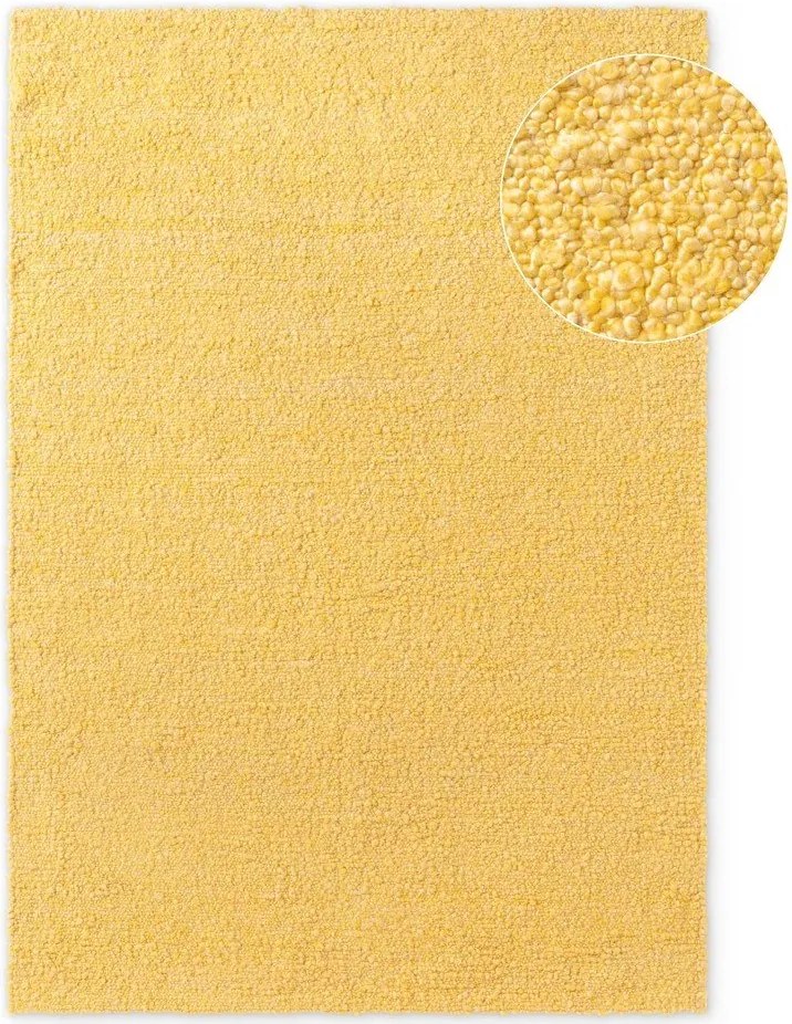 Žltý ručne tkaný koberec z materiálu buklé 160x230 cm Notting Hill Portobello – Ted Baker