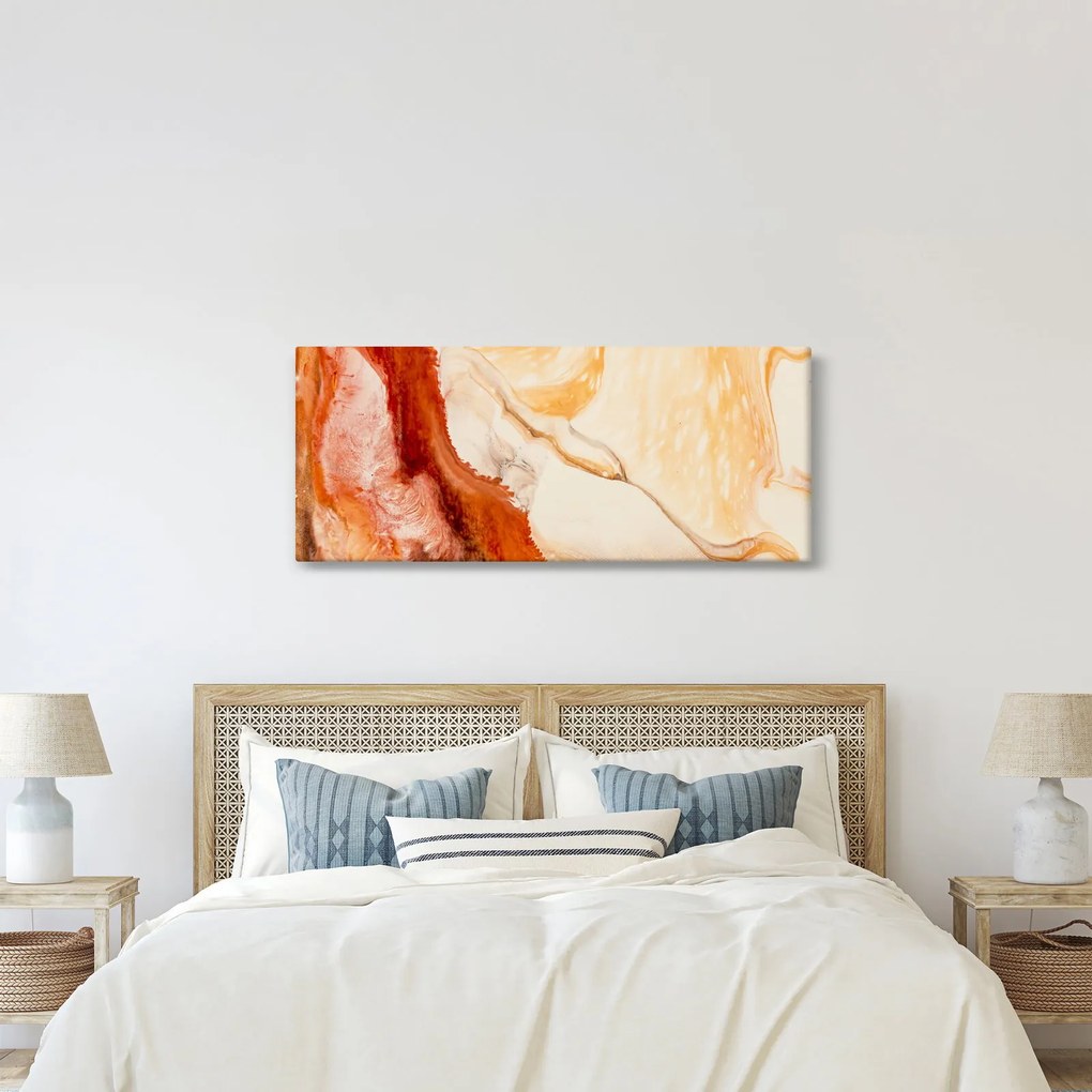 Obraz - Abstraktná maľba (120x50 cm)