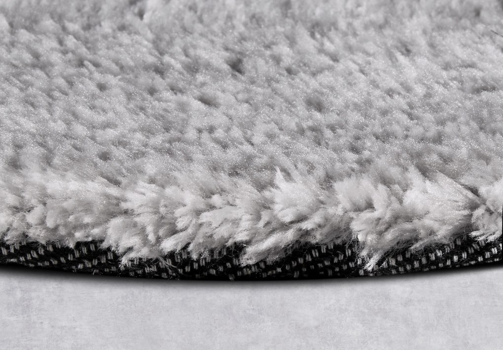 Kusový koberec Myk 106113 Grey kruh, 160x160 (priemer) kruh, šedá, obývacia izba, Hanse Home