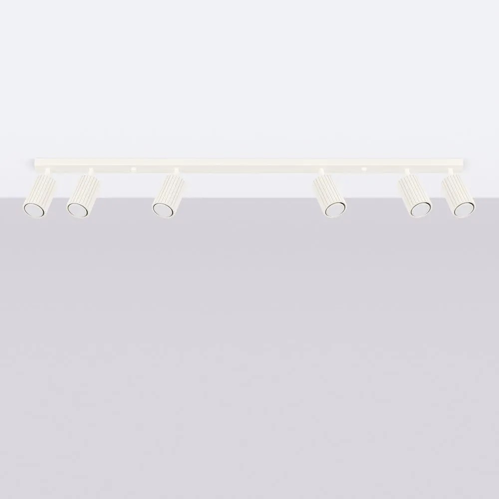 Krémovobiele bodové svietidlo 6,5x117 cm Gleam – Sollux