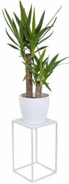 Stojan na kvety 40x24 cm biela