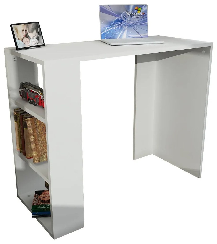 Písací stôl NETENYA biely