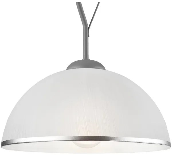 Luster na tyči RETRO 1xE27/60W/230V strieborná