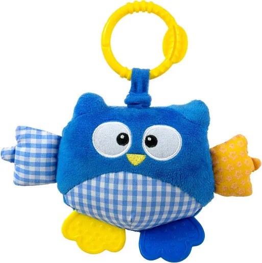 Závesná plyšová hračka Cutie owl 2881 modrá
