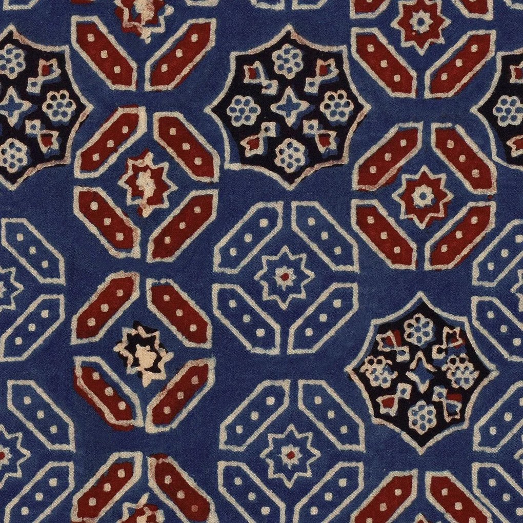 MINDTHEGAP Ajrak Blue - tapeta