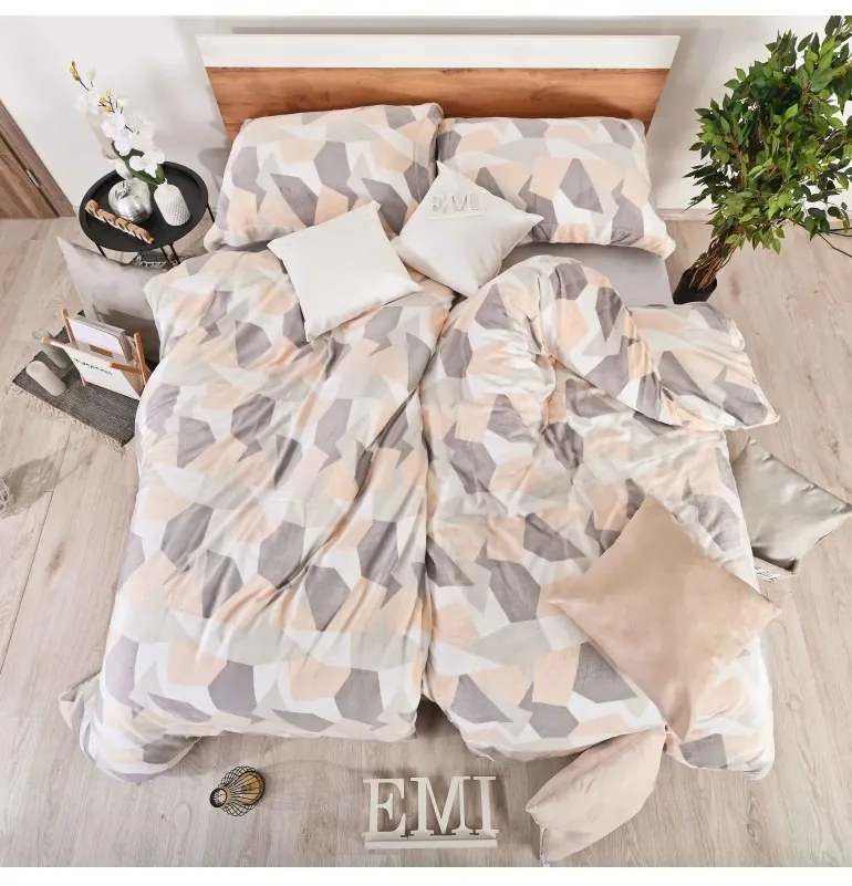 Obliečky z mikroplyšu Daisy, Štandardný set jednolôžko obsahuje 1x 140x200 + 1x 70x90