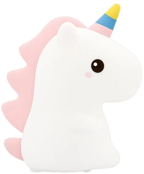 LED RGBW Stmievateľné nabíjateľné detské nočné svetlo UNICORN LED/1W/5V 1200 mAh