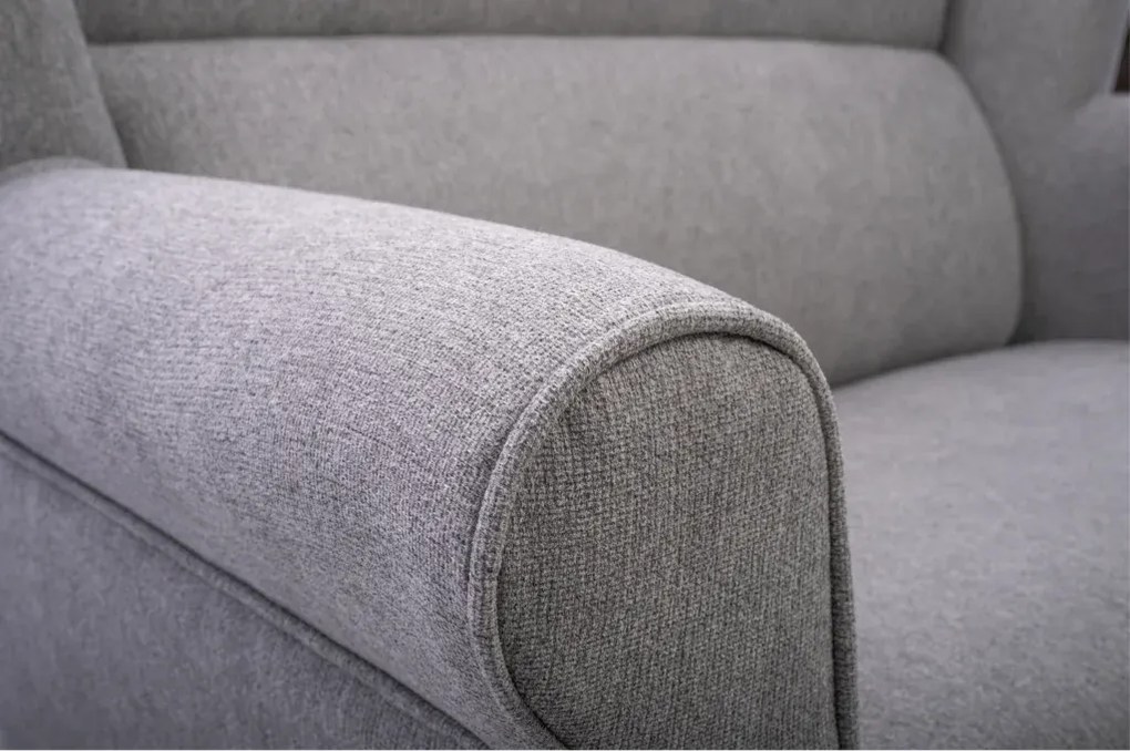 Dvoumístná pohovka LOFT 144 cm šedá