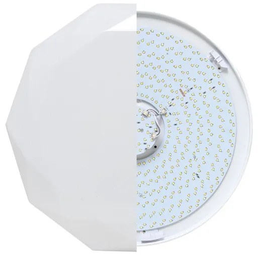 LED stropné svietidlo Ecolite WZSD/LED 50 W s diaľkovým ovládaním
