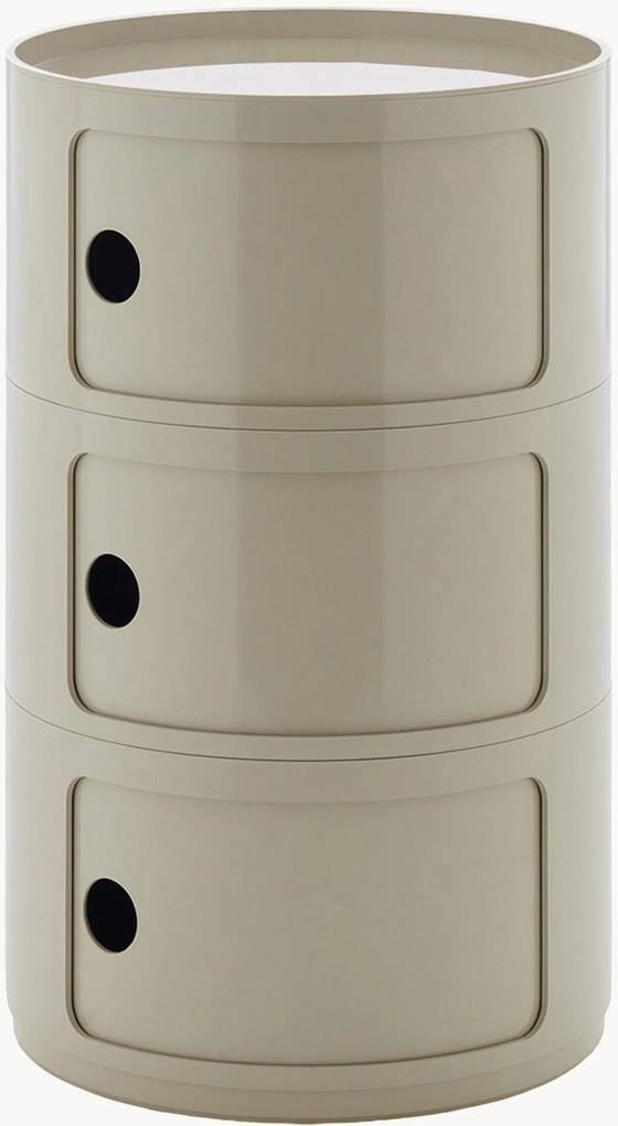 Dizajnová skrinka Componibili, 3 moduly, V 70 cm