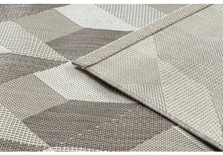 Koberec FLAT 48624/686 SISAL - 3d kocka Veľkosť: 140x200 cm