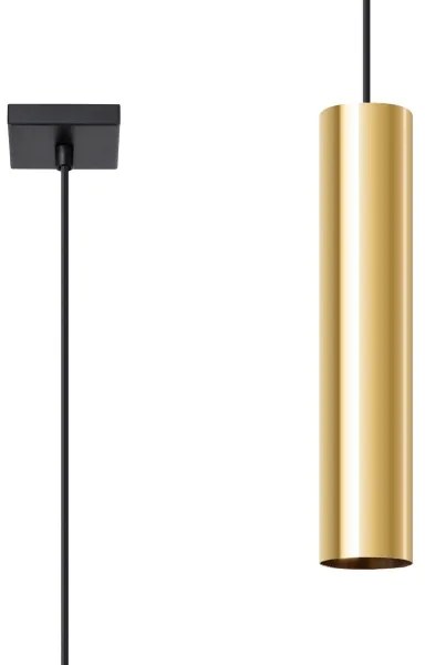 Sollux SL.1200 - Luster na lanku LAGOS 1xGU10/10W/230V zlatá