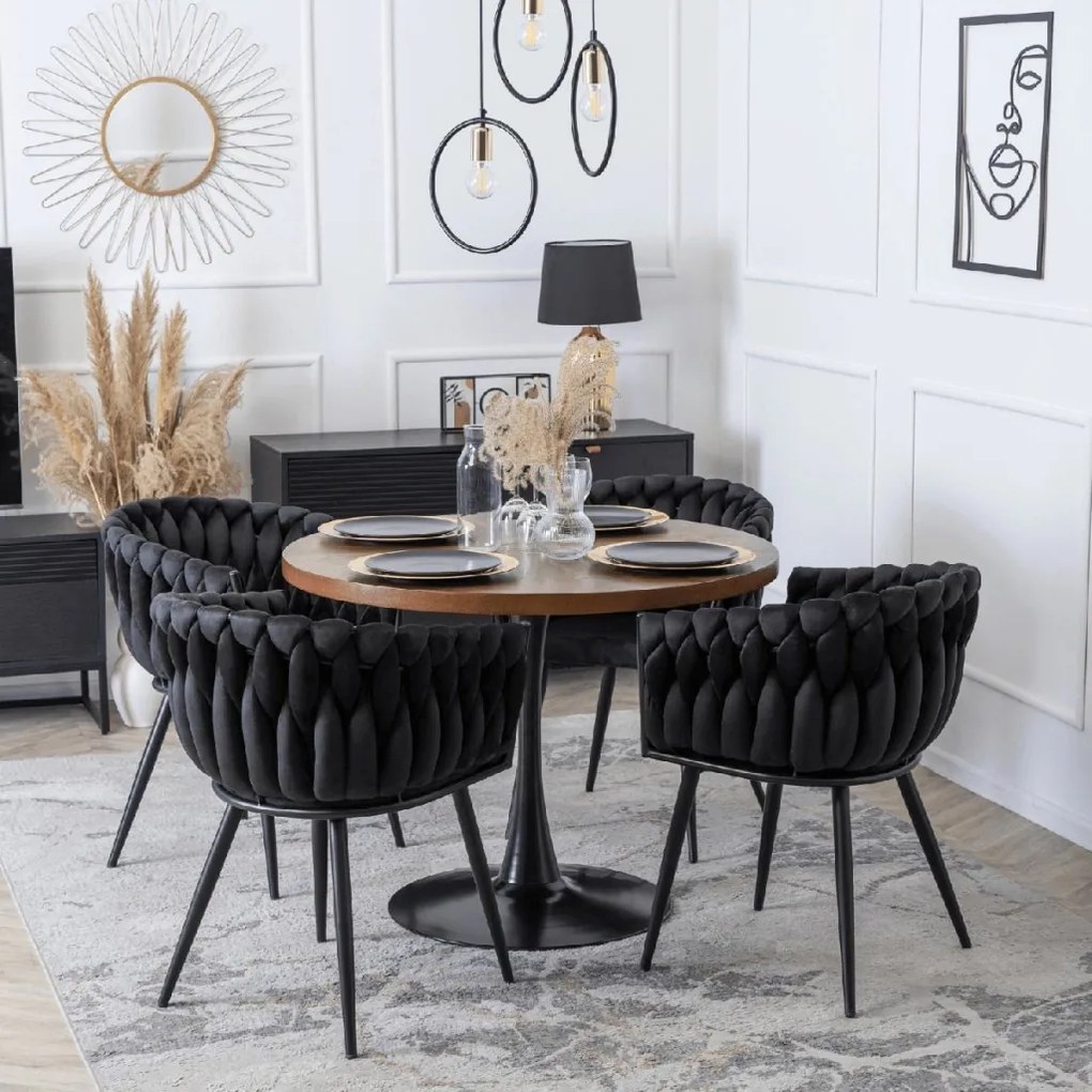 PROXIMA.store - Čalúnená jedálenska stolička ELENA FARBA: zelená