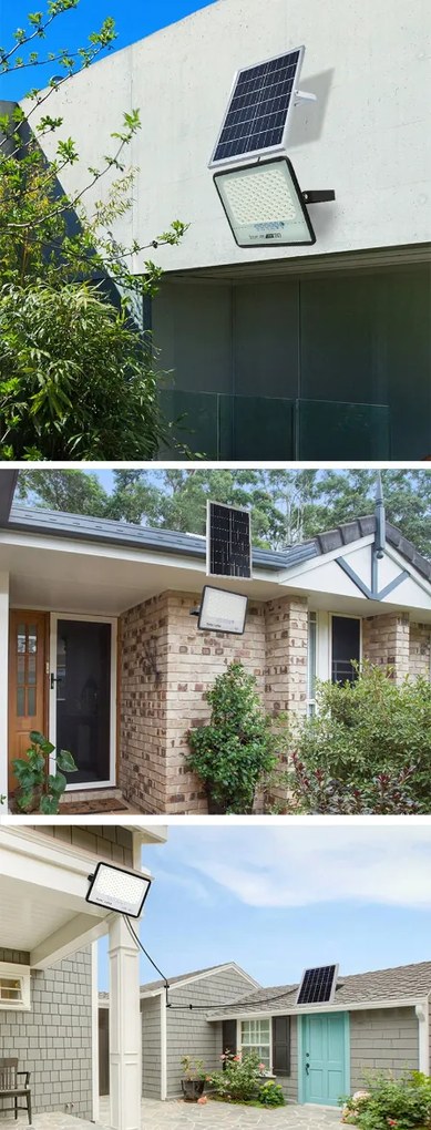 BERGE Solárne LED svietidlo DAKAR - 50W - PIR