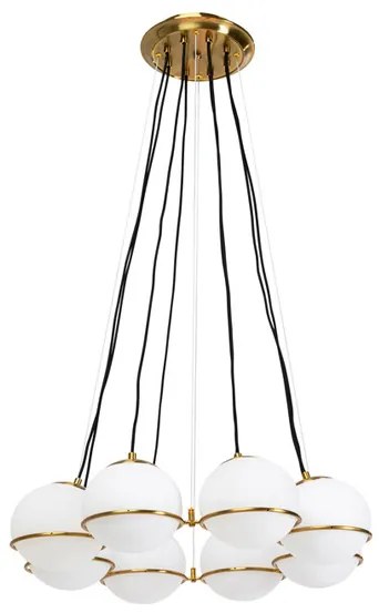 Globes visiaca lampa zlatá Ø71 cm