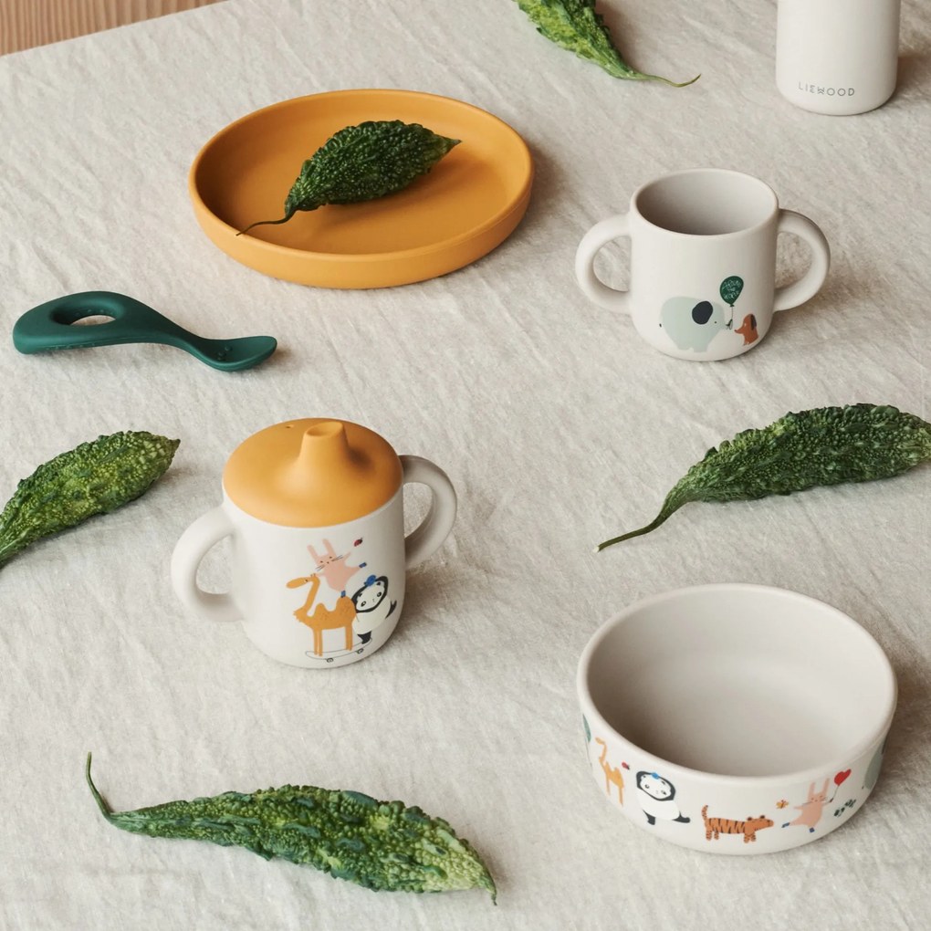 LIEWOOD Detská jedálenská sada riadu Vivi Around the World