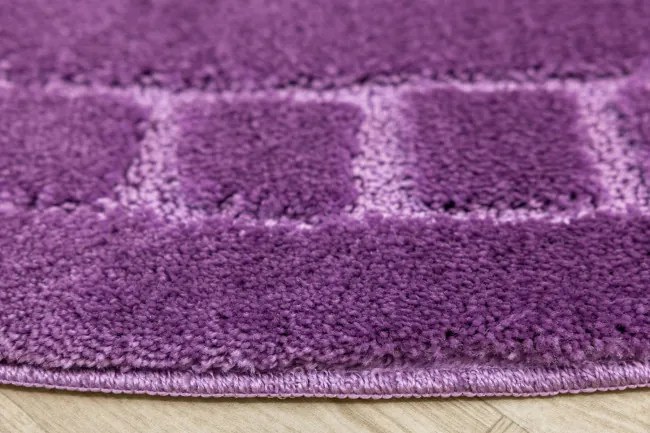Kúpeľňový koberček Ocean fialový ovál