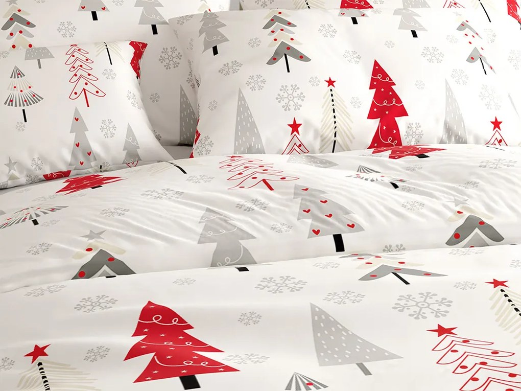 Obliečky z mikrovlákna JINGLE biele Rozmer obliečky: 70 x 90 cm | 140 x 220 cm